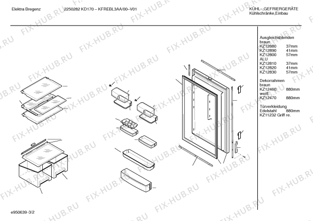 Схема №1 KILAIH5FF RE35A с изображением Клапан для холодильника Bosch 00265230