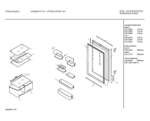 Схема №1 K3634X5 с изображением Дверь для холодильной камеры Bosch 00214781