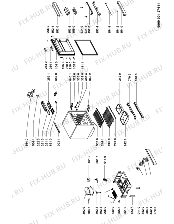 Схема №1 BUR 840 с изображением Микрокомпрессор для холодильника Whirlpool 481236038597