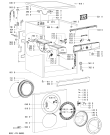 Схема №2 AWO/D 40400 с изображением Блок управления для стиралки Whirlpool 480111100156