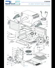 Схема №1 PANGOURMET EOB2071 с изображением Обшивка для плиты (духовки) DELONGHI 7011810651