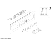 Схема №3 SMS53L08TR SilencePlus с изображением Панель управления для посудомойки Bosch 00745415