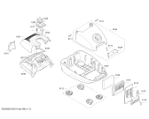 Схема №2 BGL8330T In'genius ProSilence 59 PureAir с изображением Крышка для пылесоса Bosch 11006138