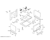 Схема №5 PD304BS с изображением Корпус духовки для духового шкафа Bosch 00242656