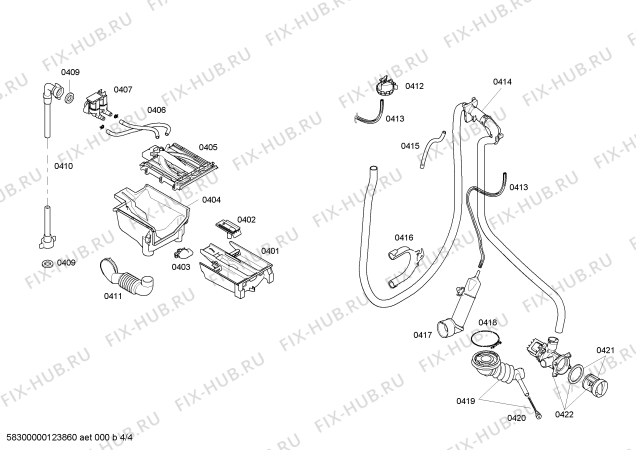 Схема №3 WAS28360SN Logixx 8 Sensitive с изображением Вкладыш для стиралки Bosch 00643784