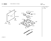 Схема №1 HSN140BEU с изображением Ручка конфорки для духового шкафа Bosch 00171340