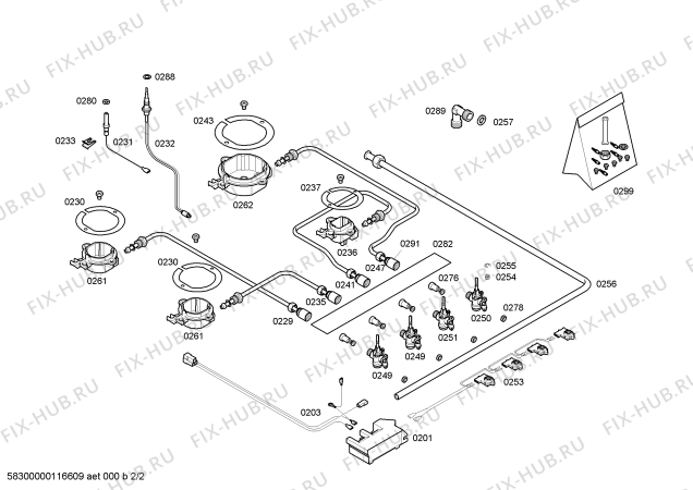 Схема №1 T2346A0 Neff с изображением Варочная панель для духового шкафа Bosch 00219848