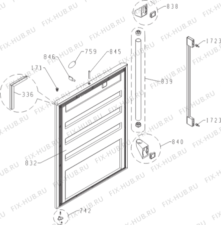 Схема №3 ZDOD240PSS (100750, HS1662) с изображением Накопитель для холодильника Gorenje 102617