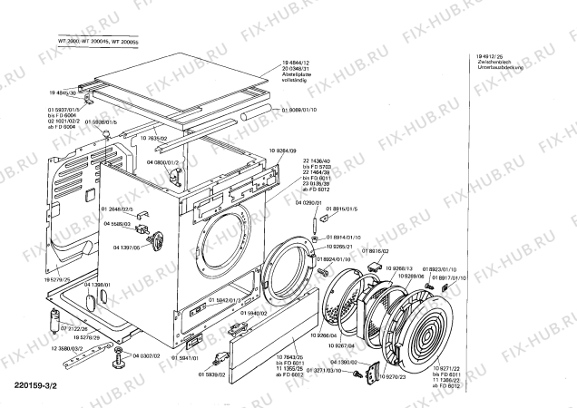 Схема №2 WT4600A FLAUSCHTROCKNER 460 с изображением Моторчик Bosch 00140014