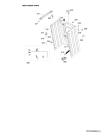 Схема №4 AWG/B M7080S с изображением Ручка (крючок) люка для стиралки Whirlpool 482000006023
