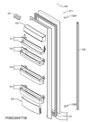 Схема №1 S84020KMW0 с изображением Дверь для холодильника Aeg 2109007738