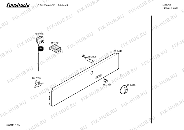 Схема №1 CF12750 с изображением Инструкция по эксплуатации для духового шкафа Bosch 00528225