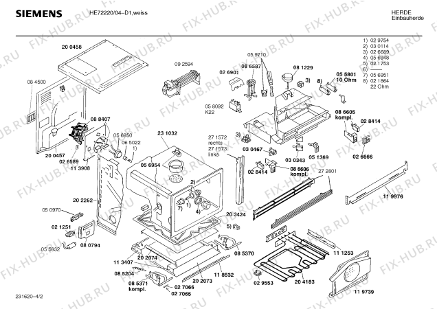 Схема №3 HE72220 с изображением Переключатель для плиты (духовки) Siemens 00066310