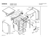 Схема №5 SE24202EU с изображением Передняя панель для посудомойки Siemens 00352121