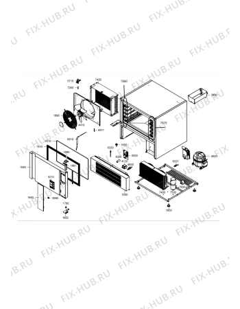 Схема №1 ACO 081 с изображением Патрубок для холодильной камеры Whirlpool 482000003563