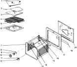 Схема №3 C800HCEFR (F013979) с изображением Руководство для электропечи Indesit C00134669