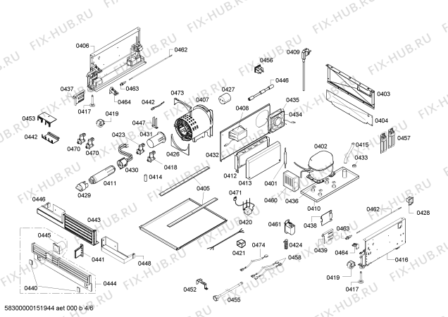 Схема №4 FID18MIIL5 с изображением Силовой модуль для холодильника Bosch 00702150