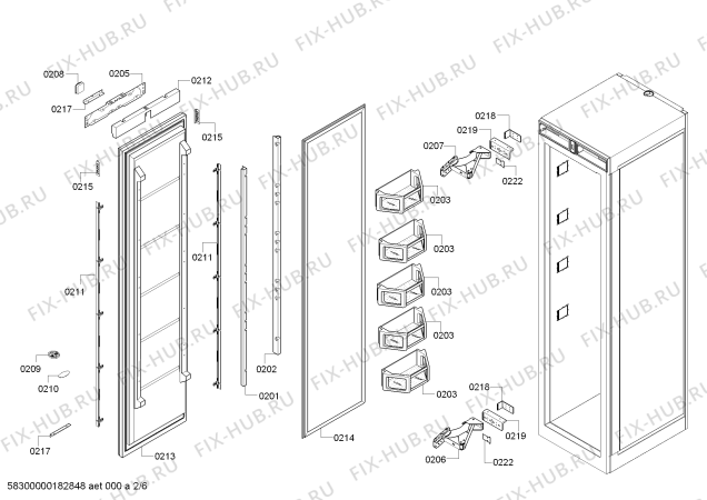 Схема №5 RF461701 с изображением Изоляция для холодильной камеры Bosch 11020045