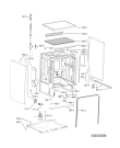 Схема №2 GSI 7990 IN -n.prod. с изображением Запчасть для электропосудомоечной машины Whirlpool 480140100921