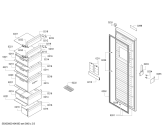 Схема №1 GSN51FW31H Bosch с изображением Ручка двери для холодильника Bosch 00658597