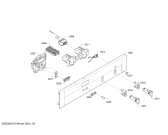 Схема №5 B14M62W3FR с изображением Панель управления для духового шкафа Bosch 00671476