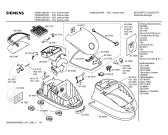 Схема №3 BSG81313UC ultra 11Amps/1300W с изображением Верхняя часть корпуса для пылесоса Siemens 00434380