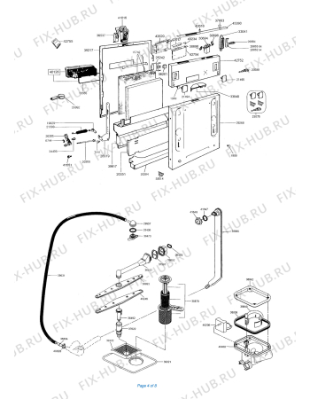 Схема №3 D 45 S.1 с изображением Микрофильтр для электропосудомоечной машины DELONGHI S758971672