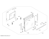 Схема №2 B44M42N0GB с изображением Панель управления для духового шкафа Bosch 00707806