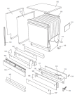 Схема №1 60E SF   -White Bi #F5300A3A (900001692, DW954) с изображением Панель для посудомойки Gorenje 453952