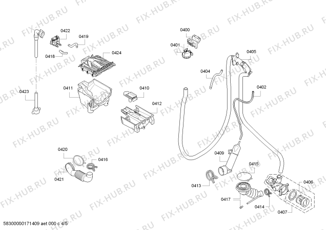 Схема №2 WLK2416SOE Avantixx 6 speedPerfect с изображением Ручка для стиралки Bosch 00754565