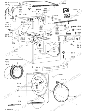 Схема №2 ECO 9.1 DI с изображением Микромодуль для стиральной машины Whirlpool 481010461483