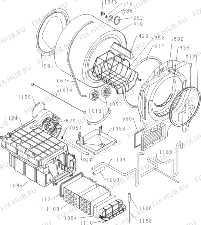 Взрыв-схема стиральной машины Gorenje D9864E (408762, SP10/333) - Схема узла 05