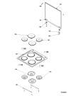 Схема №3 ACM 920/1 WH с изображением Дверца для плиты (духовки) Whirlpool 482000017594