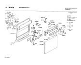 Схема №5 SMS51024 S510 с изображением Панель для посудомоечной машины Bosch 00117829