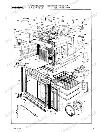 Схема №11 EB738100 с изображением Противень для электропечи Bosch 00210668