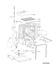 Схема №5 ADG 6000 IX с изображением Панель для посудомоечной машины Whirlpool 481010512486