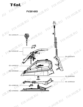 Схема №1 FV2614X0 с изображением Переключатель для электроутюга Seb CS-41959195