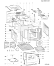 Схема №1 FE20BWHIB (F028951) с изображением Панель для плиты (духовки) Indesit C00094435