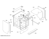 Схема №2 S41M50N2EU с изображением Передняя панель для посудомоечной машины Bosch 00679453
