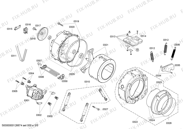 Схема №4 WIS28120FF Logixx 7 с изображением Краткая инструкция для стиралки Bosch 00731762