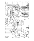 Схема №2 ADG 957/3 M с изображением Панель для электропосудомоечной машины Whirlpool 481245370338