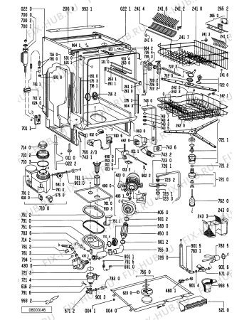 Схема №2 GSI 4895/TW/IN с изображением Панель для посудомоечной машины Whirlpool 481245379651