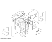 Схема №2 SGU55E55AU с изображением Передняя панель для посудомоечной машины Bosch 00663839