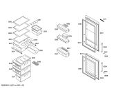 Схема №2 KGS36A70 с изображением Дверь для холодильника Bosch 00248558