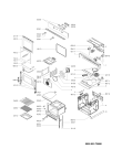 Схема №1 601 423 46 с изображением Дверца для духового шкафа Whirlpool 480121100479