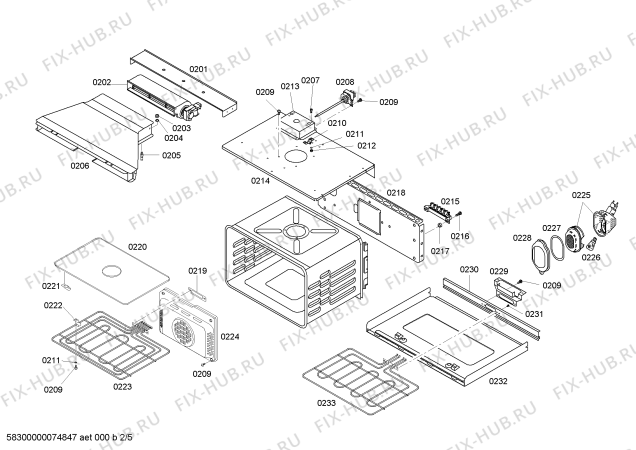 Схема №2 HBL632AUC с изображением Рукоятка Bosch 00438531