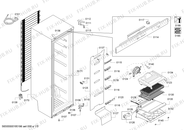 Схема №2 GS36NVW30M с изображением Испаритель для холодильника Bosch 00709484