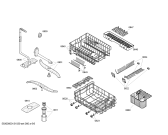 Схема №3 SF48T542 с изображением Передняя панель для посудомойки Siemens 00664639