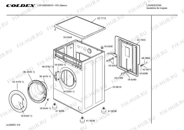 Схема №4 LSI106N30I с изображением Панель управления для стиральной машины Bosch 00470717