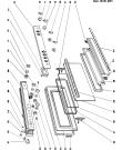 Схема №4 K9502XS (F001727) с изображением Клавиша для плиты (духовки) Indesit C00108689